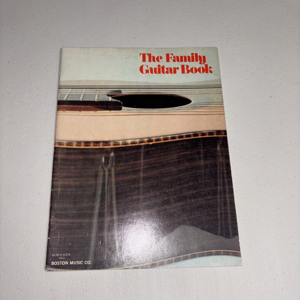 The Family Guitar Book Vintage 1974 By John Carlin Made In USA Boston Music Co.